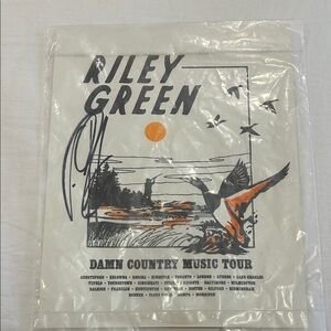 Riley Green Signed Tour Schedule